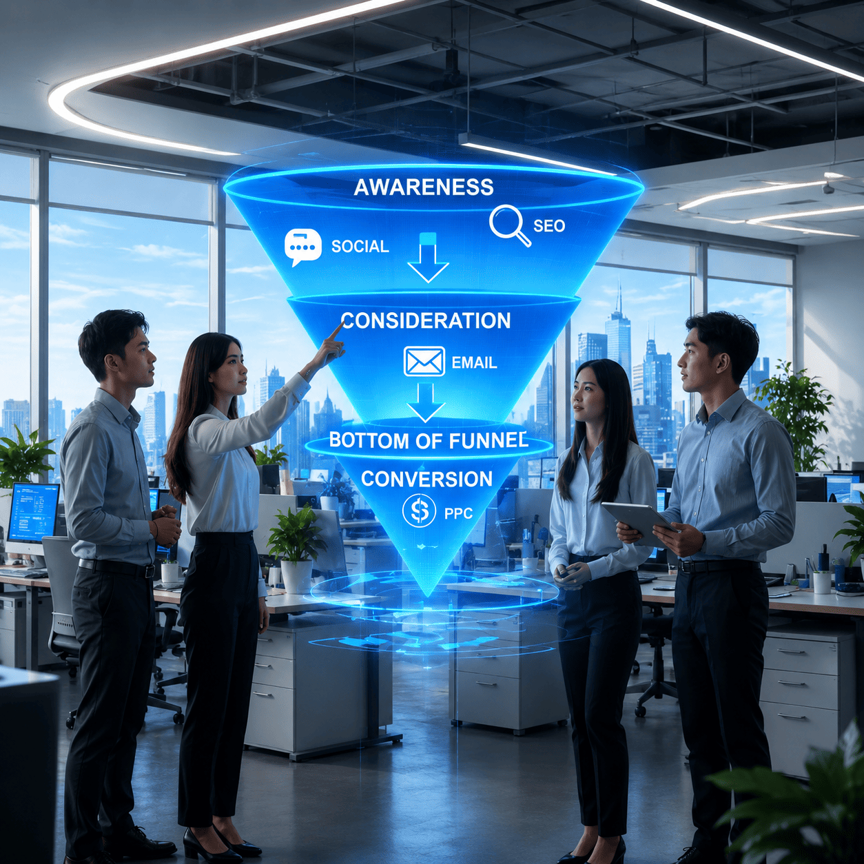 Digital marketing dashboard